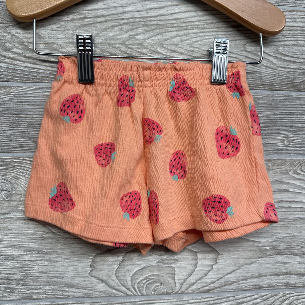 Textured Shirt & Shorts Strawberries 18M