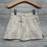 Drawstring French Terry Skort 2T
