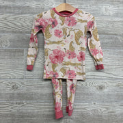 2 Pc LS PJs Leopards Flowers 2T *
