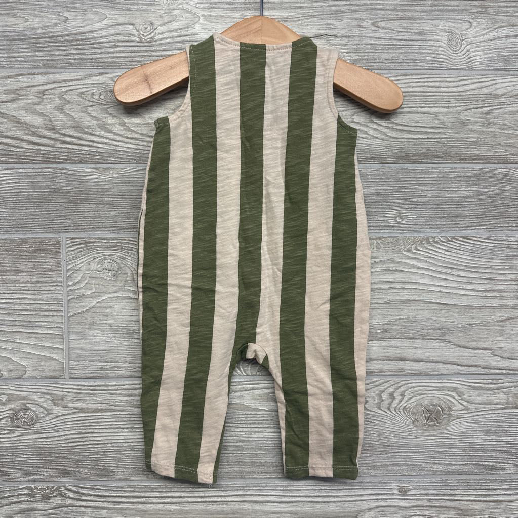 Jumpsuit Stripes Front Small Pockets Stripes 0-3M