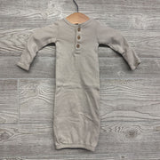 Henley Gown Stripes Preemie