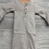 Henley Gown Stripes Preemie
