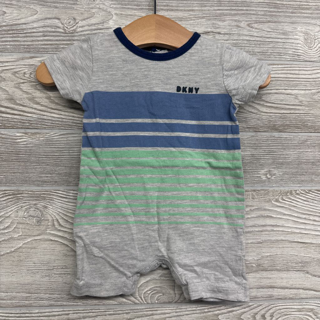 Shorty Romper Stripes 0-3M