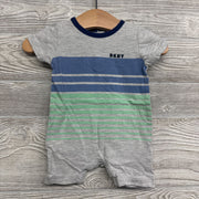 Shorty Romper Stripes 0-3M