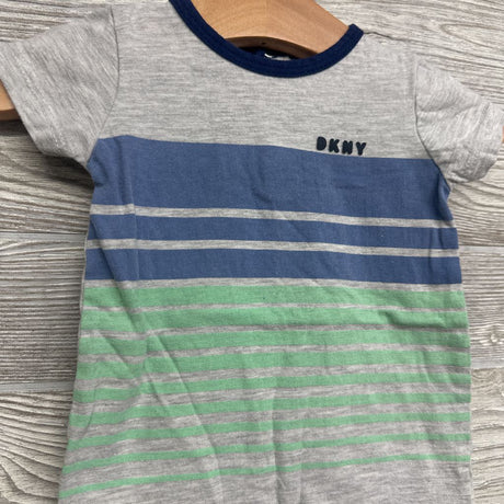 Shorty Romper Stripes 0-3M