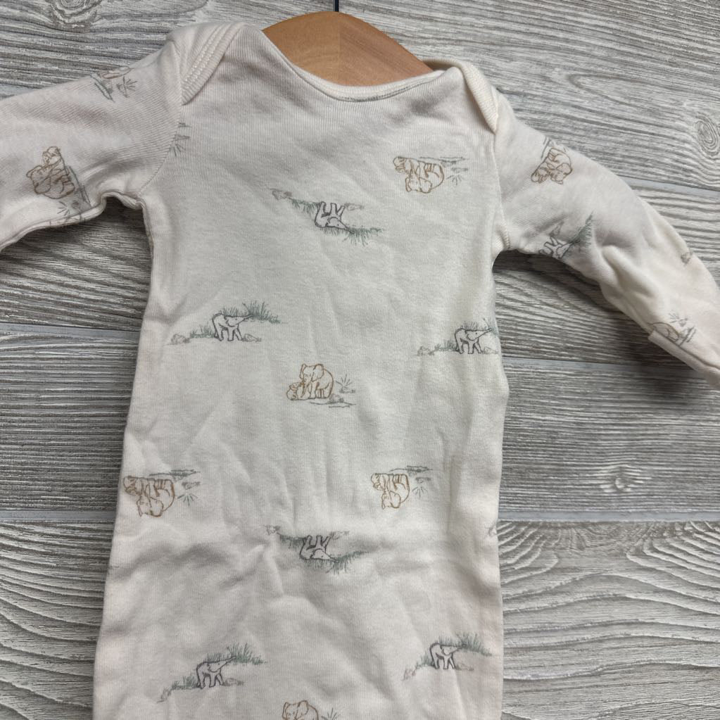 Pj Gown Elephants Preemie