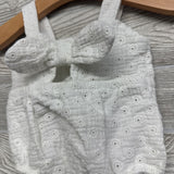 Eyelet Tank Top Romper 0-3M