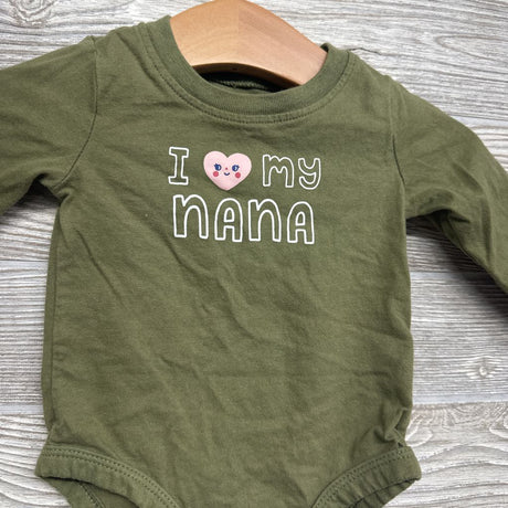 LS Bodysuit I Heart My Nana 3M