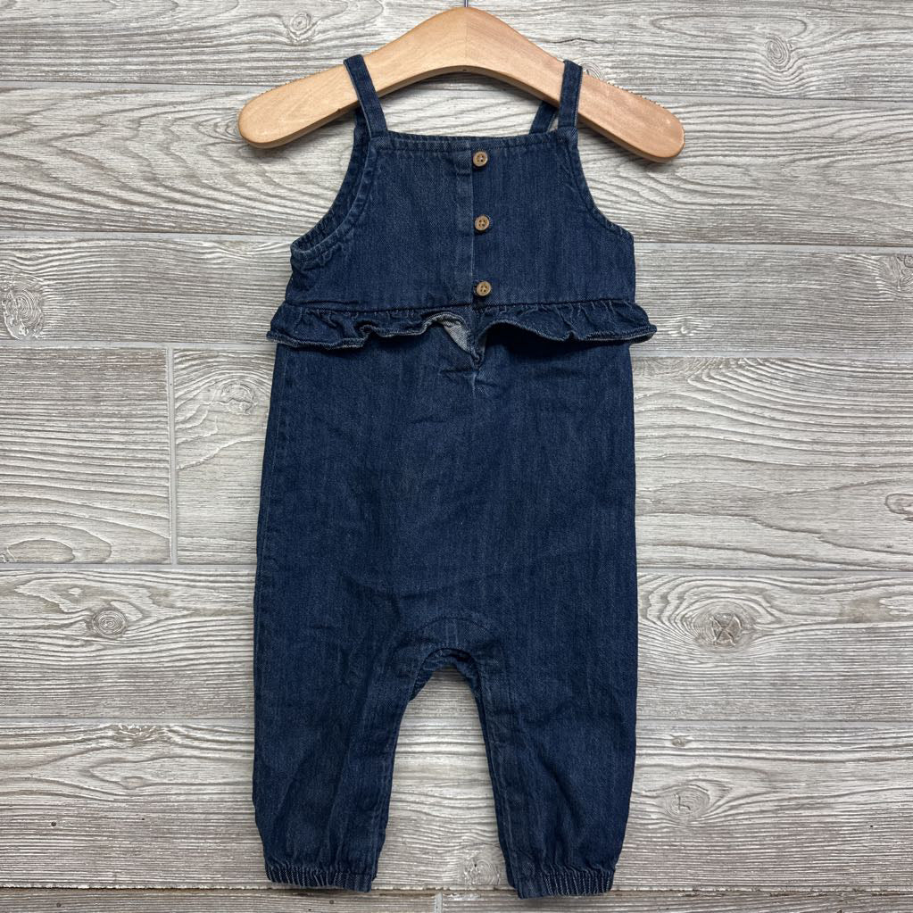 Denim Overalls Ruffles 9M