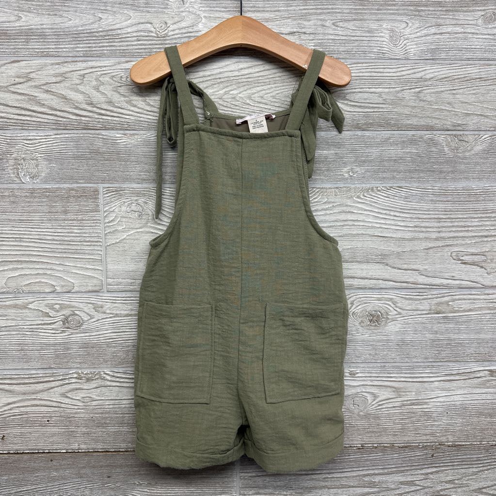 Linen Shortalls W/ Front Pockets 5