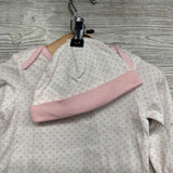 NEW Gown & Hat Polka Dots 0-3M