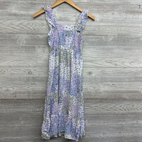 Tiered Tank Dress Flowers 7-8