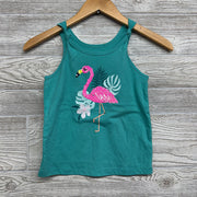 Tank Top Flip Sequins Flamingo 6-6x