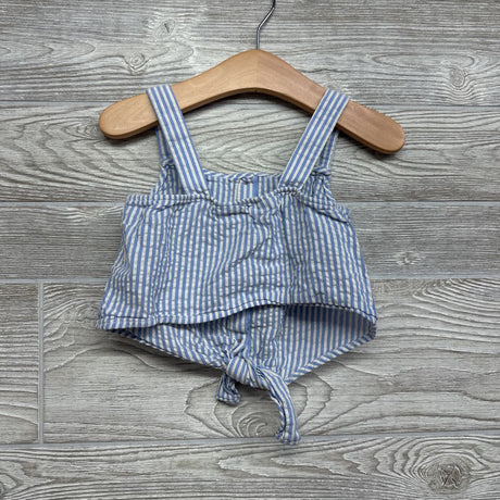 Front Button Tank Top Stripes 3