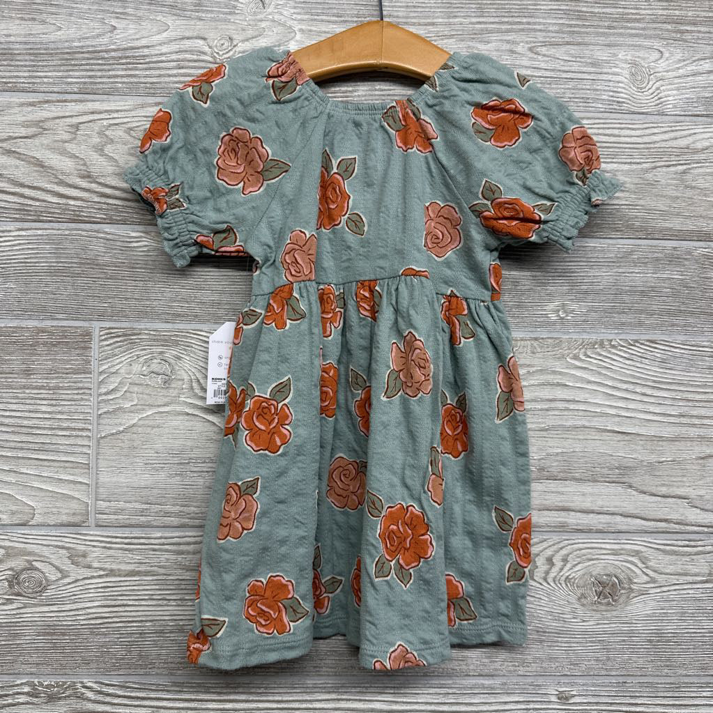 NEW Pointelle Dress Flowers Bows 18M