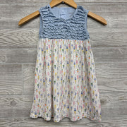 Bamboo Tank Dress Ice Cream Cones Stars 4T