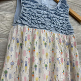 Bamboo Tank Dress Ice Cream Cones Stars 4T