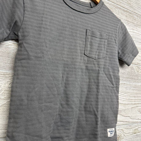 Textured Shirt Stripes Chest Pocket 6