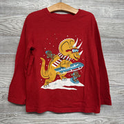 LS Shirt Dinosaur Sledding 6