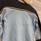 LS Waffle Knit Shirt Textured Stripe 6