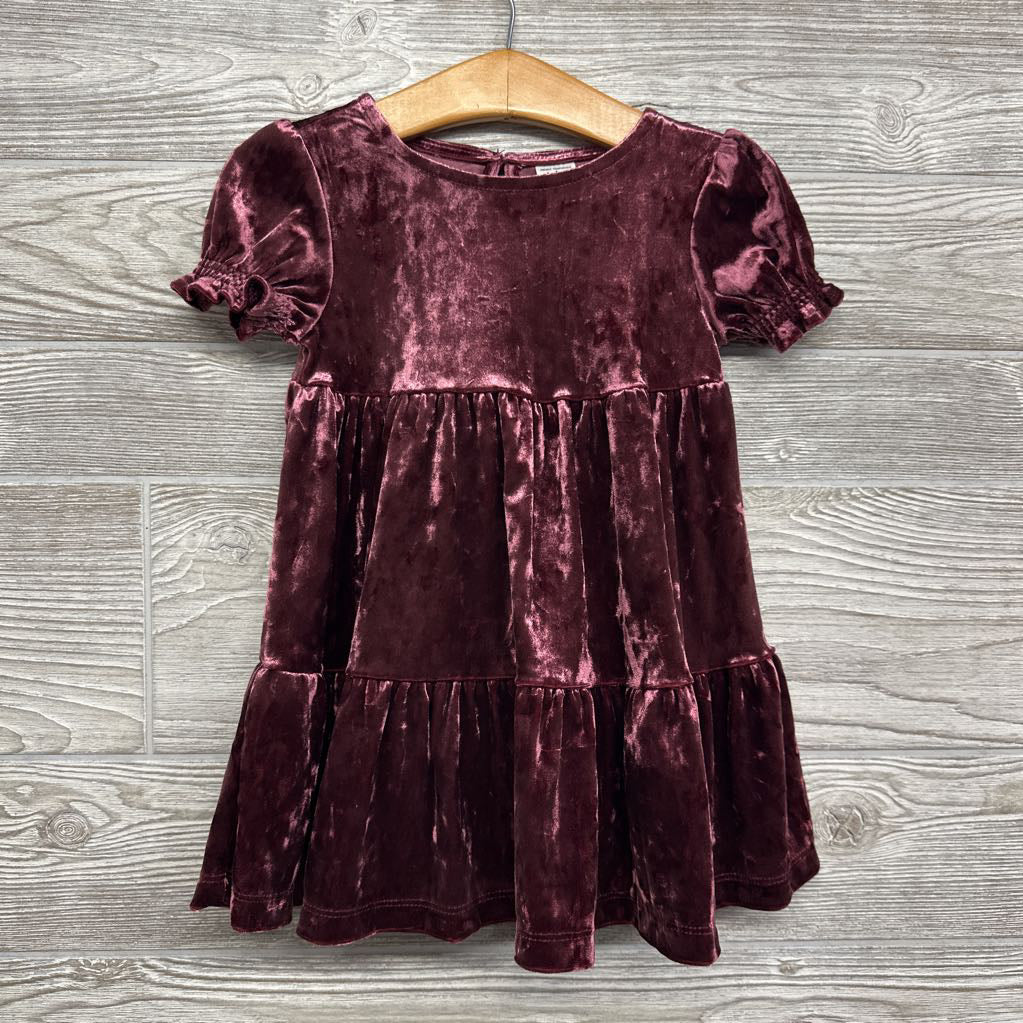 Crushed Velvet Tiered Dress 18M