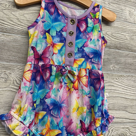 NEW Tank Bamboo Romper Butterflies 18-24M