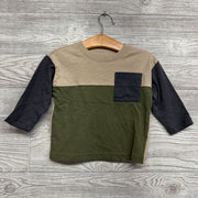 LS Shirt Color Block Chest Pocket 12M