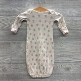 LS PJ Gown Flowers NB