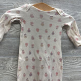 LS PJ Gown Flowers NB