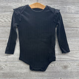 LS Ribbed Bodysuit Flutter Sleeves 24M