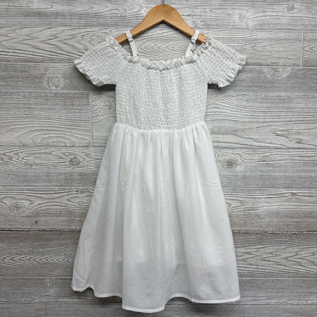 Off Shoulder Smocked Dress 8