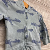 Full Zip Hoodie Whales 6-9M