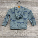 Full Zip Hoodie Whales 6-9M