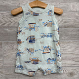 Tank Shorty Romper Beach Houses Surf Boards 12M