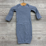 LS Ribbed PJ Gown NB