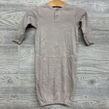 LS Henley PJ Gown 0-3M