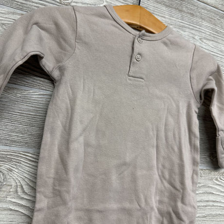 LS Henley PJ Gown 0-3M