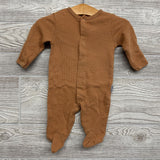 Waffle Knit Snap Sleeper 0-3M