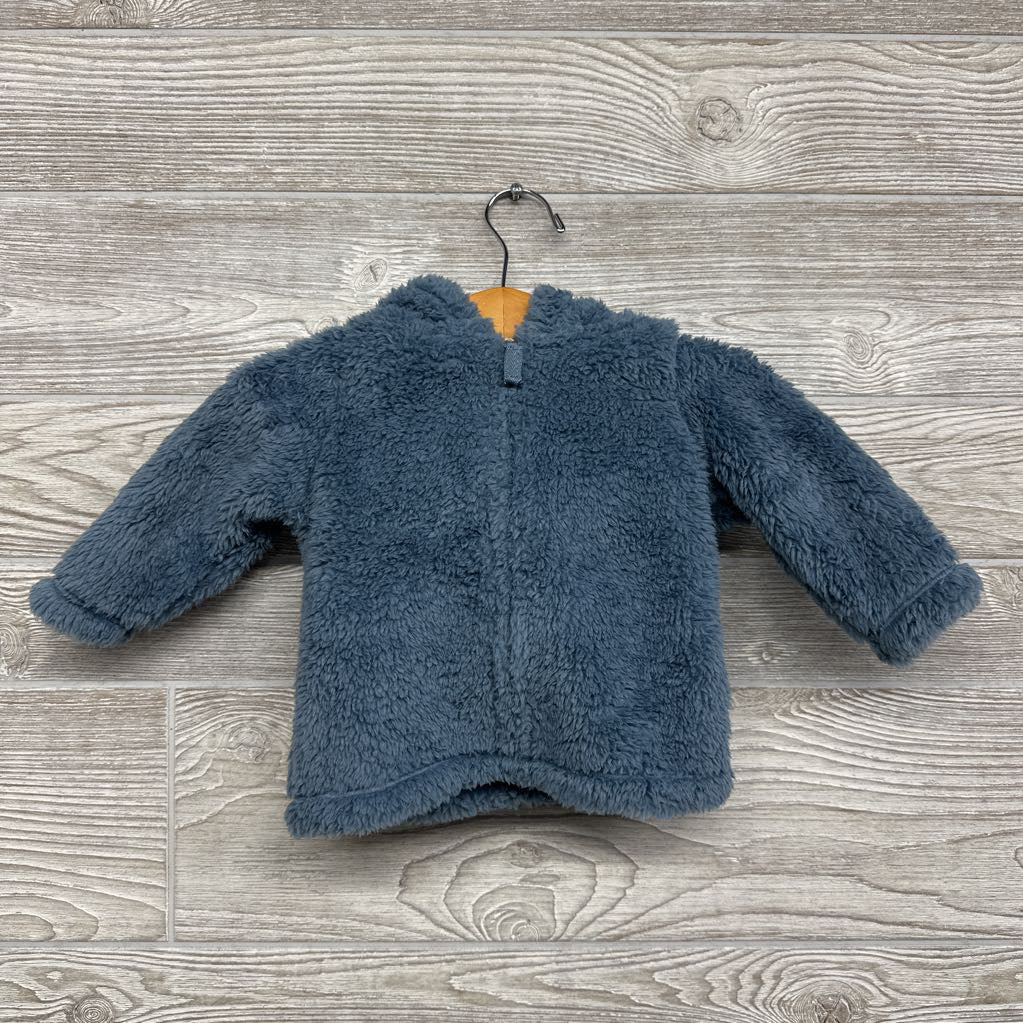 Plush Jacket W/ Hood 3-6M