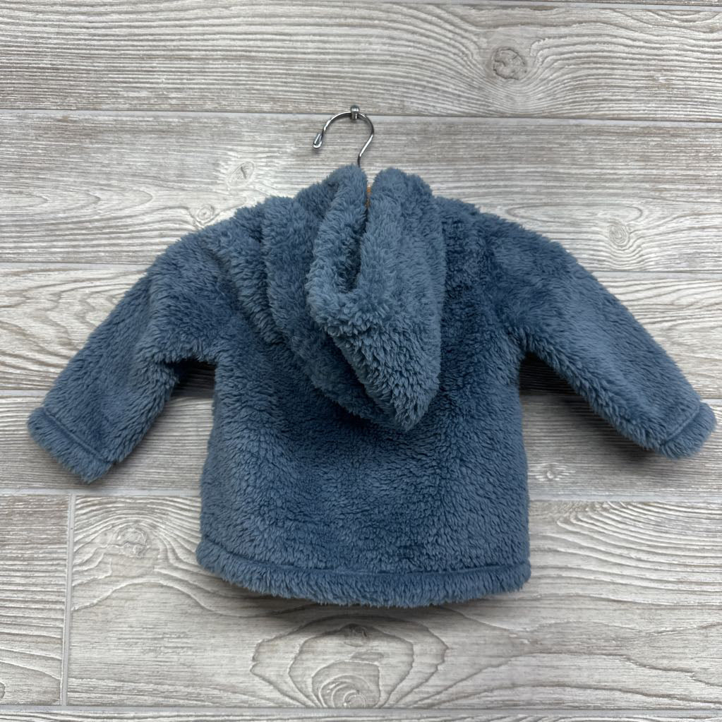 Plush Jacket W/ Hood 3-6M