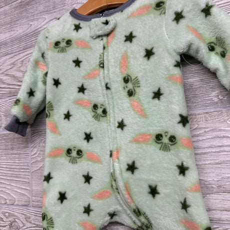 Plush Sleeper W/ Hat Baby Yoda Stars 6-9M