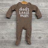 LS Footed Outfit Dad's Little Man 3M