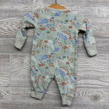 LS Snap Outfit Whales Coral 0-3M