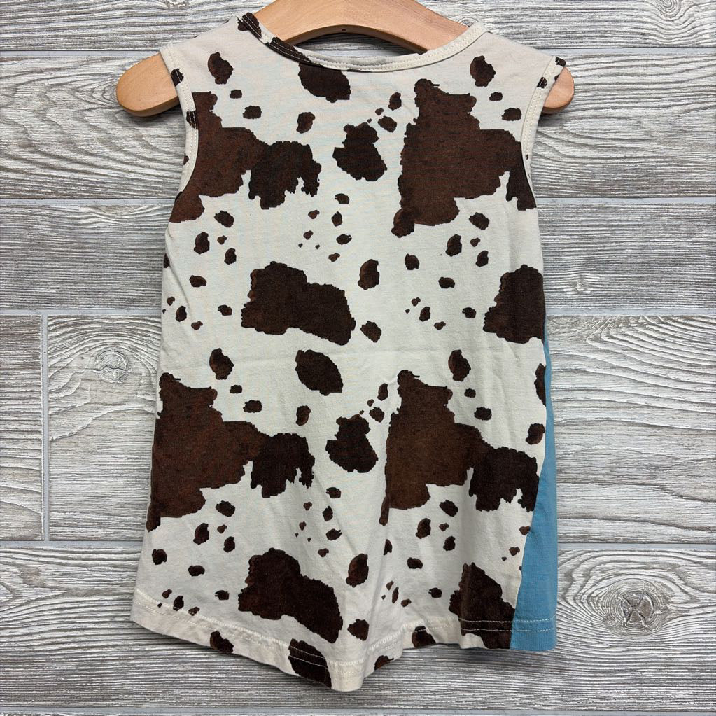 Tank Top Cow Print Aztek 4-5
