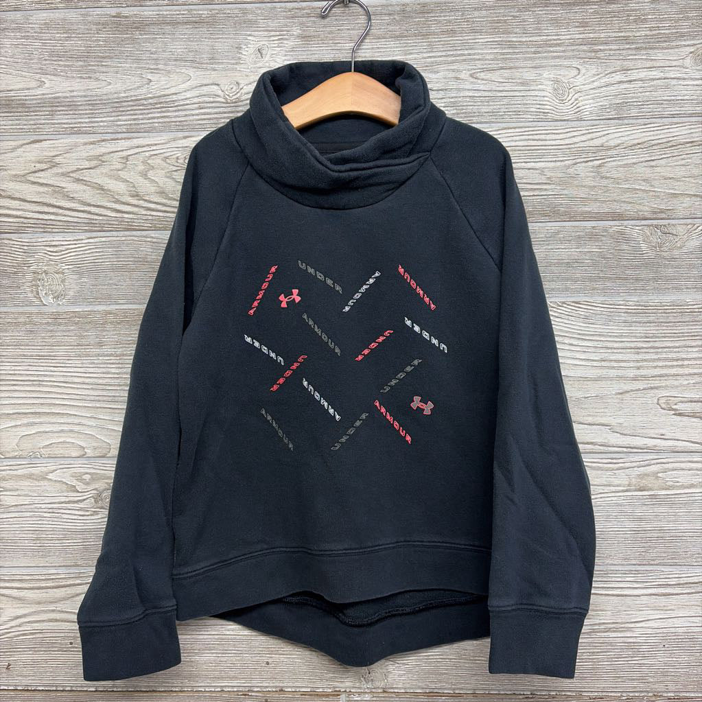 Cowl Neck Pullover Sweatshirt Logos 10-12