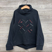 Cowl Neck Pullover Sweatshirt Logos 10-12