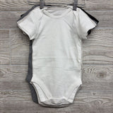 NEW 4 Pk Bodysuits Solid 12-18M