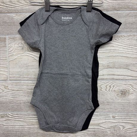 NEW 4 Pk Bodysuits Solid 12-18M
