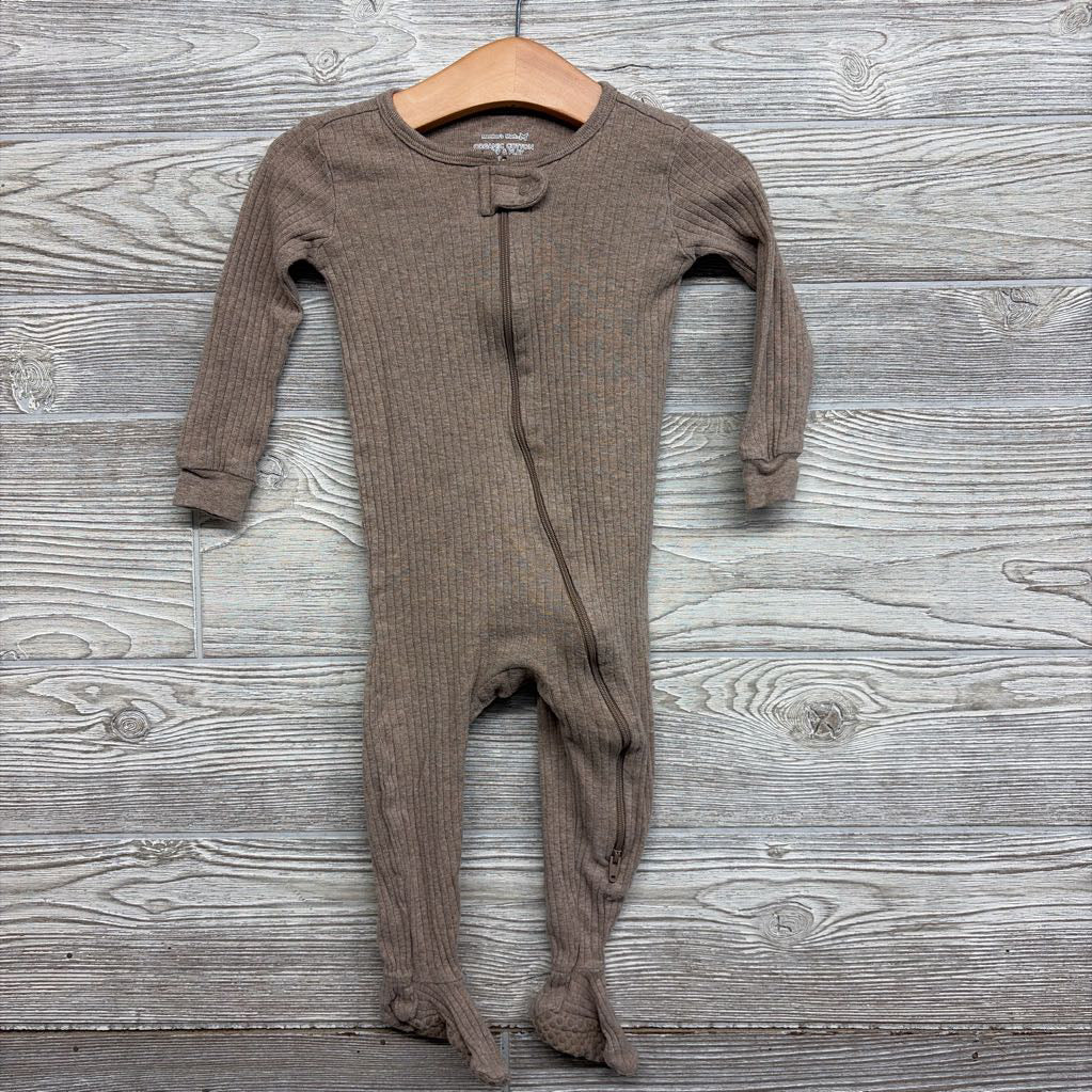 Organic Ribbed Sleeper 12M