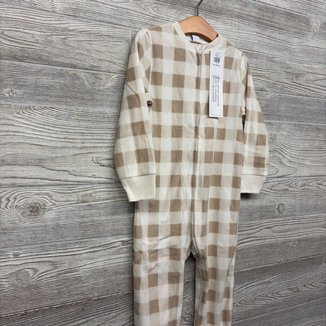 NEW Blanket Sleeper Buffalo Plaid 4T